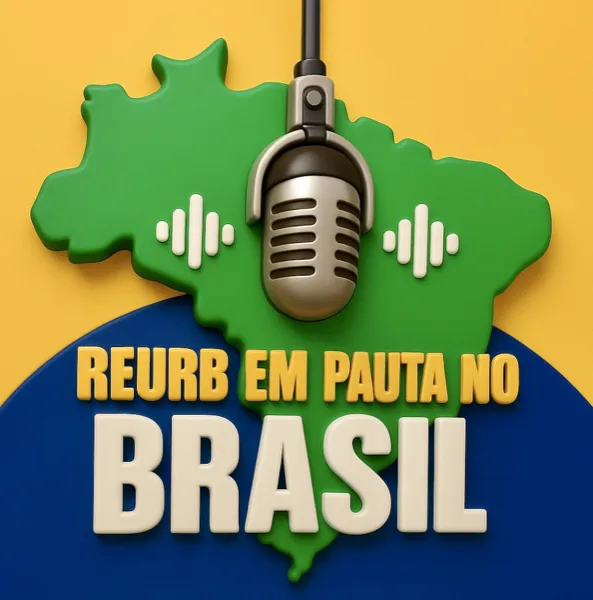 Logo do podcast Reurb em Pauta no Brasil